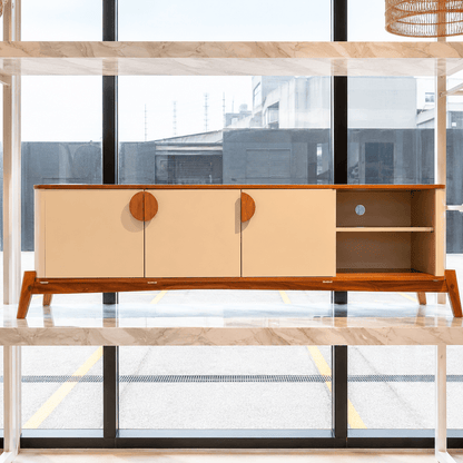 Rack 180CM - Linea Buriti 100% MDF (Producto Armado del Showroom)