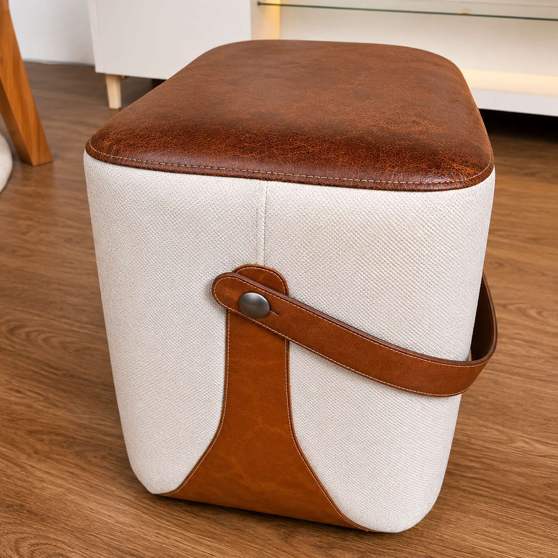 Puff Bag T108 Lino Arena Claro Cati