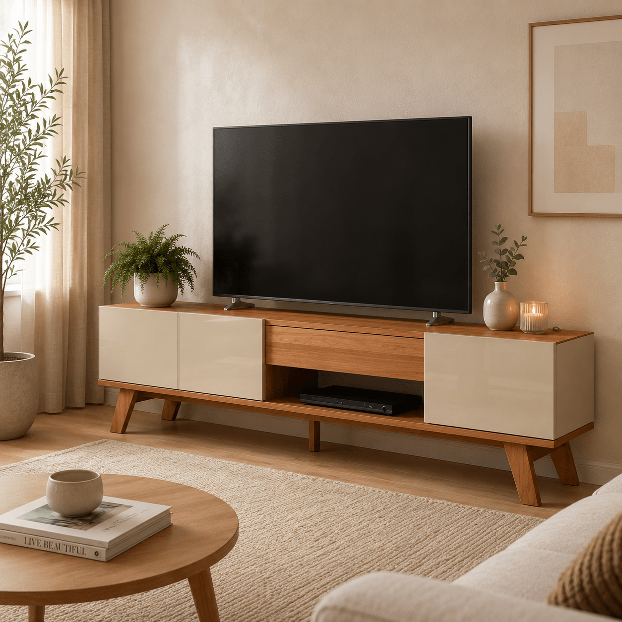 Rack 183cm Linea Lisboa 100% MDF