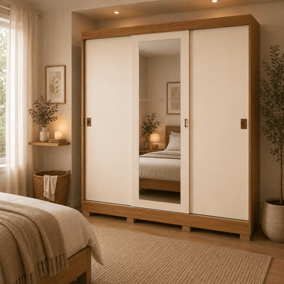 Ropero 3 Puertas Corredizas 180CM - Turin