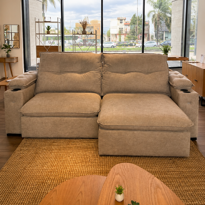 Sofa Zandon 260CM - Retractil/Reclinable