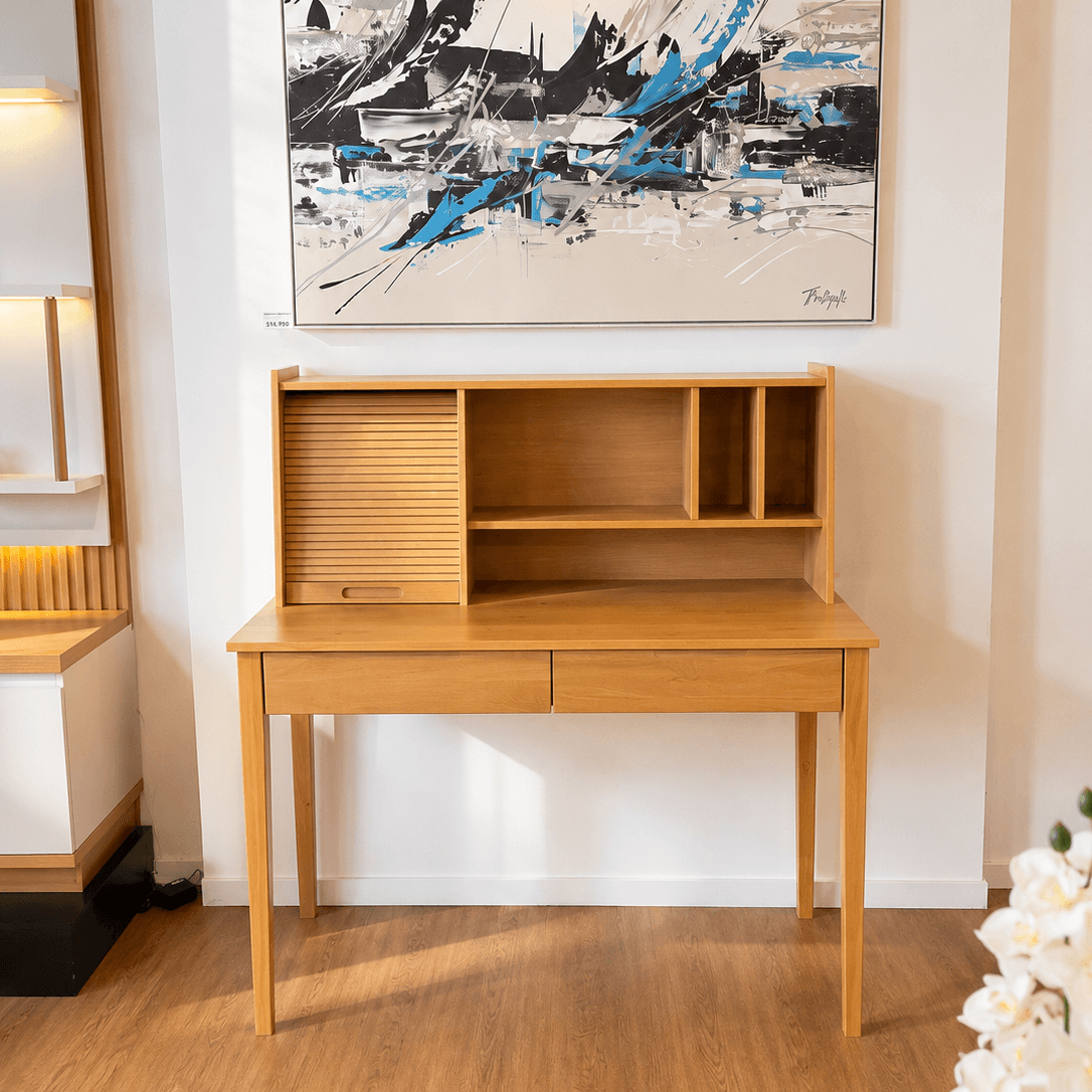 Escritorio Alice 110CM 2 Cajones - Madera Maciza