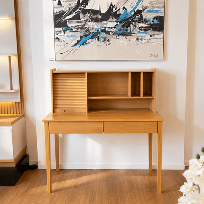 Escritorio Alice 110CM 2 Cajones - Madera Maciza