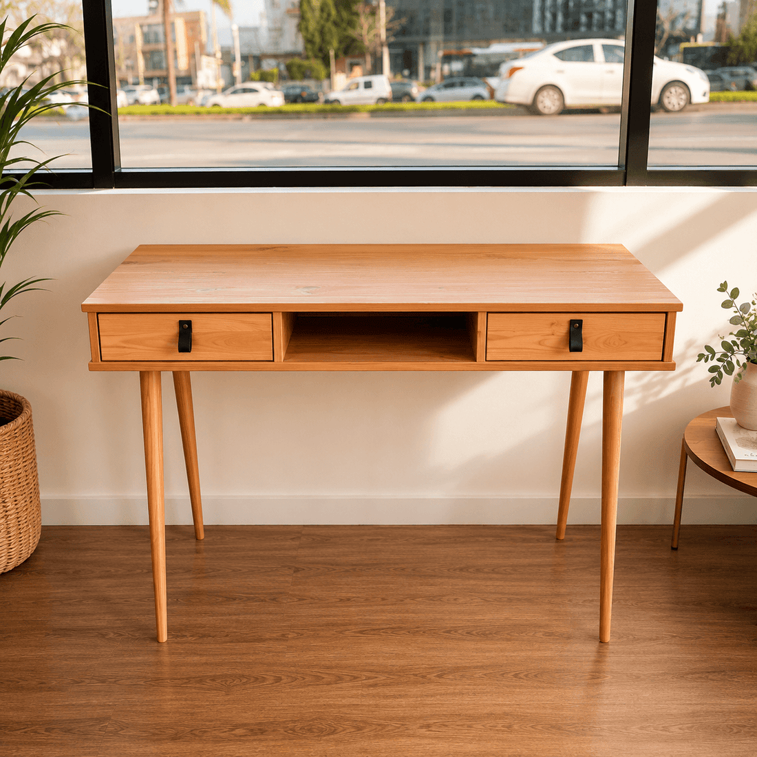 Escritorio 110cm Retro Milan - Madera Maciza