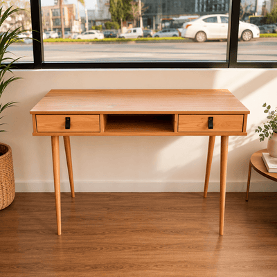 Escritorio 110cm Retro Milan - Madera Maciza