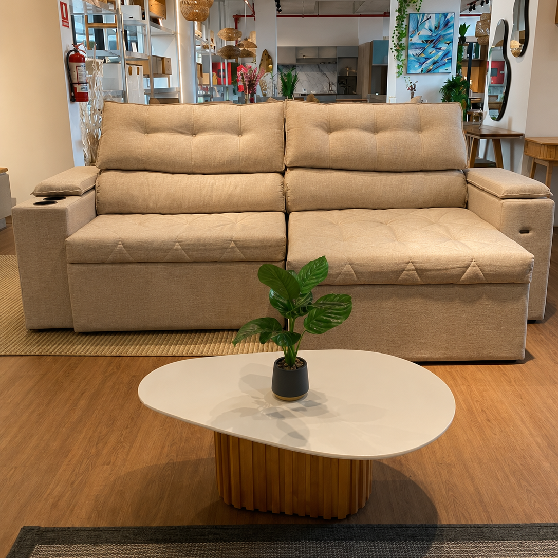 Sofa Otto 260CM - Retractil/Reclinable
