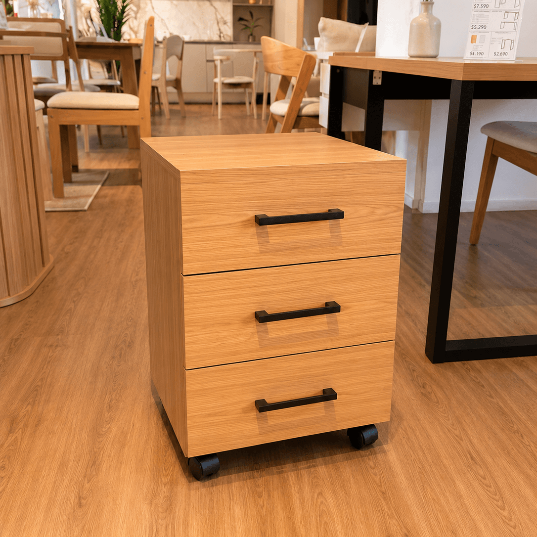 Cajonera con Ruedas 100% Mdf - Linea Factory