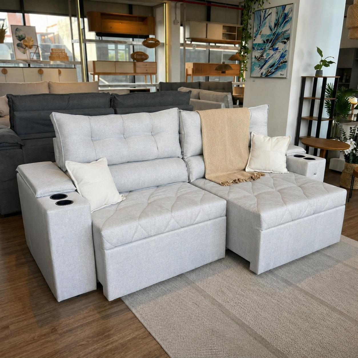 Sofa Otto 260CM - Retractil/Reclinable