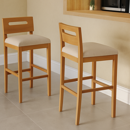 Banqueta Mia - Madera Maciza