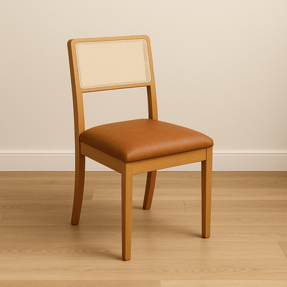 Silla Lola - Madera Maciza Ratan Natural