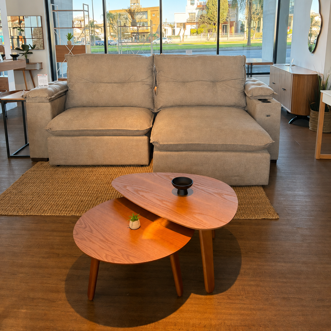 Conjunto de Mesas Ratonas Aira - Madera Maciza