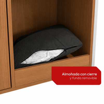 Mueble organizador para mascotas con estantes - Linea industrial