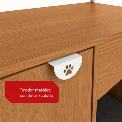 Mueble organizador para mascotas con estantes - Linea industrial