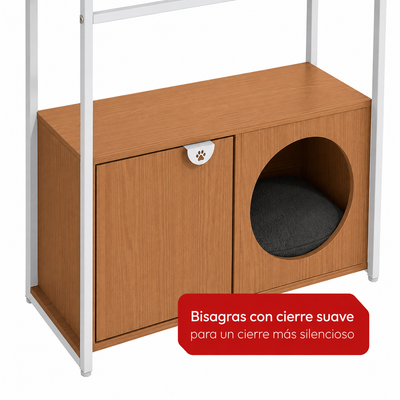 Estanteria para mascotas con 5 estantes - Linea Industrial