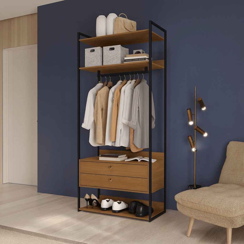 Closet Abierto Modular P47 - Linea Industrial