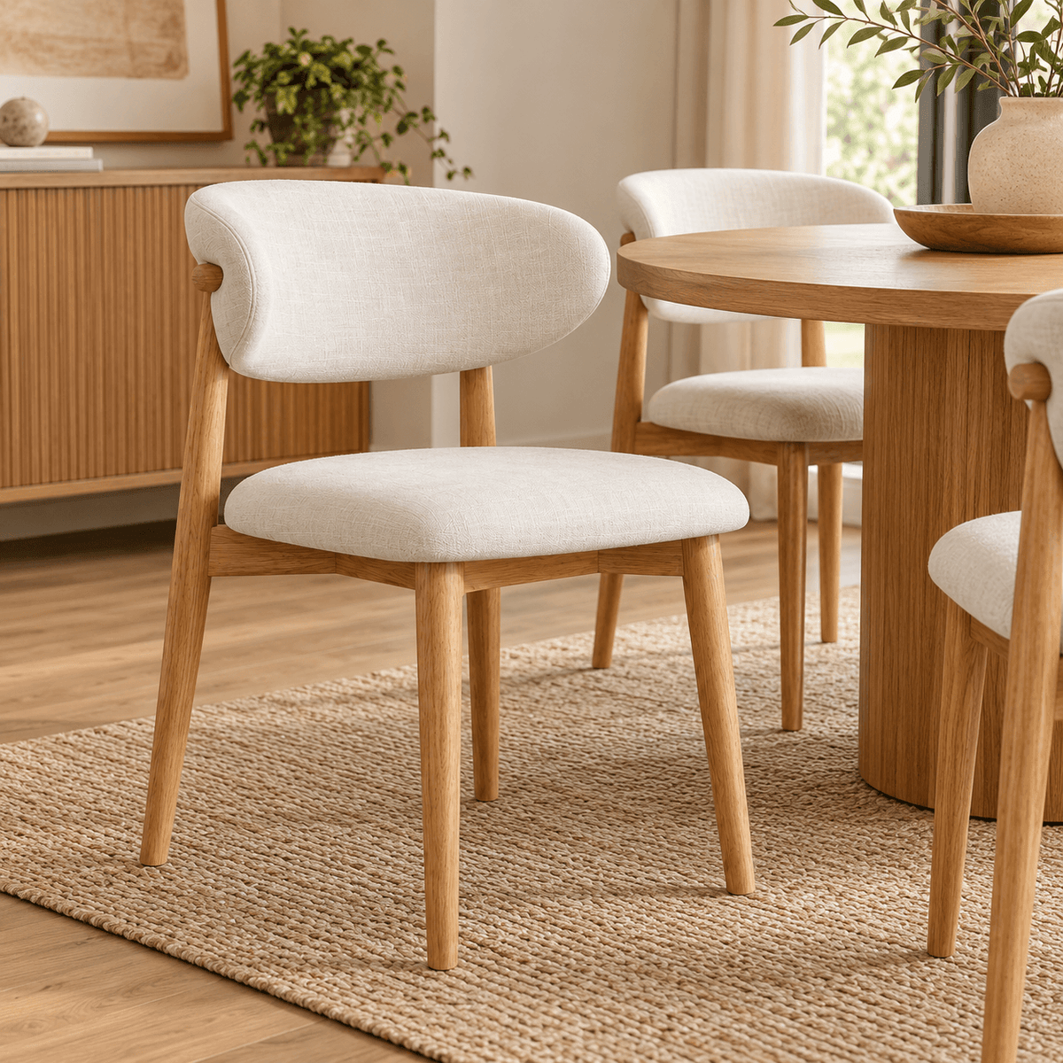 Silla de comedor de madera Moderna - Mia