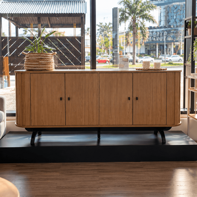 Aparador Curvo 180cm 100% MDF - Linea Factory