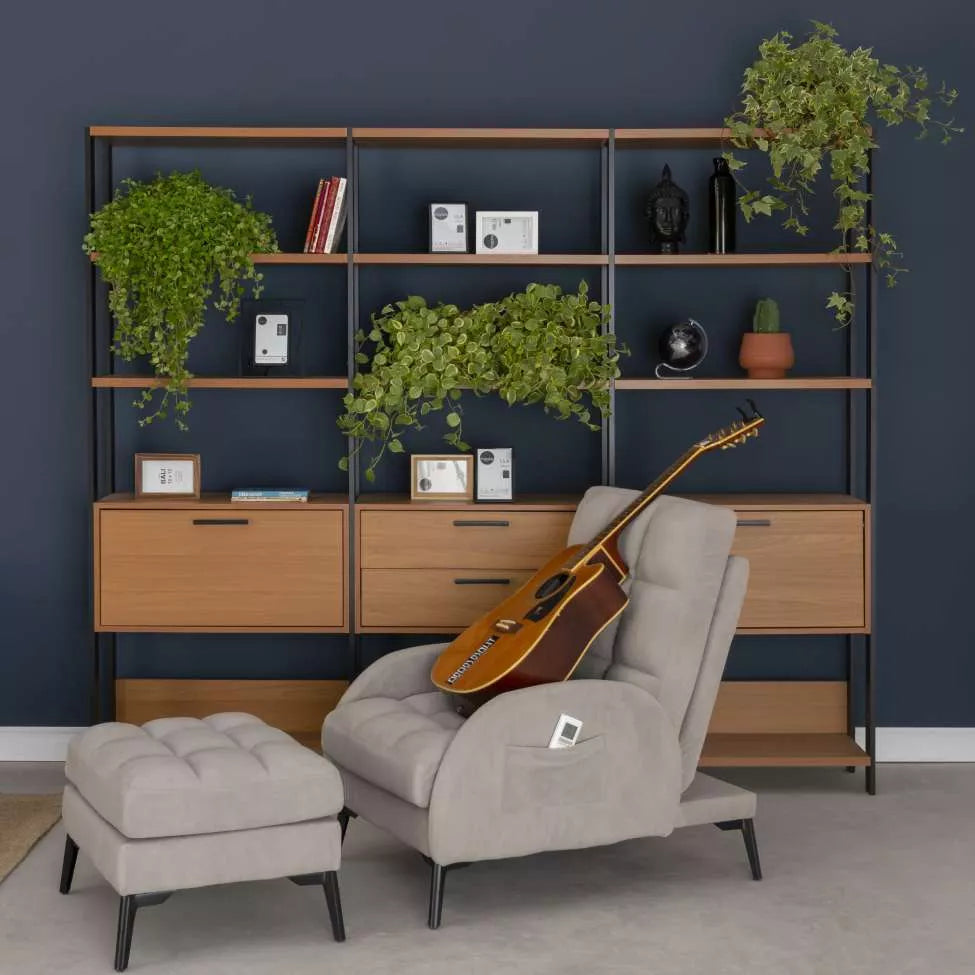 Estanteria Mela - Estilo Industrial 100% Mdf