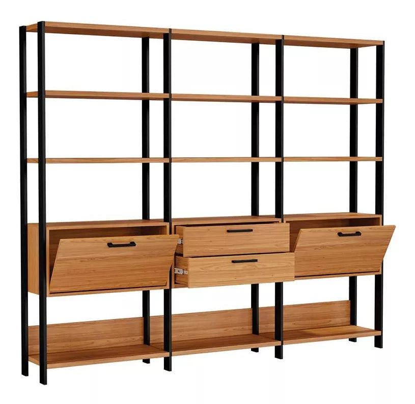 Estanteria Mela - Estilo Industrial 100% Mdf