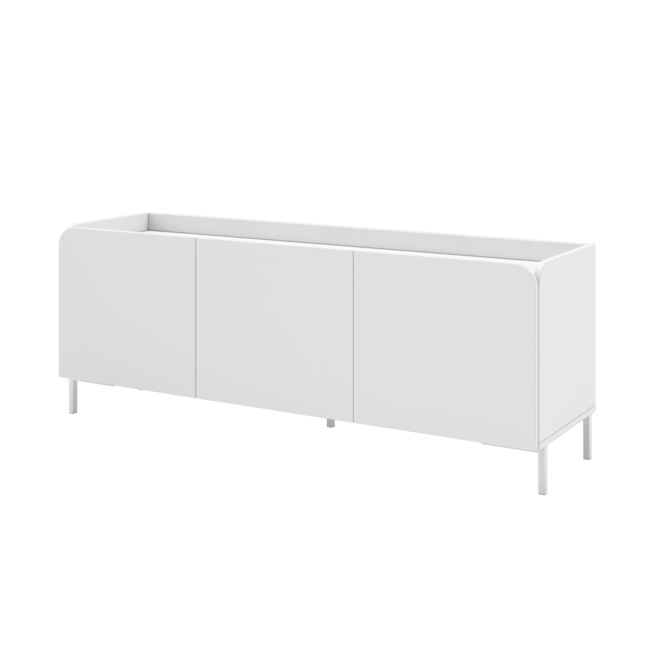 Rack Curve - 135CM Patas Metal