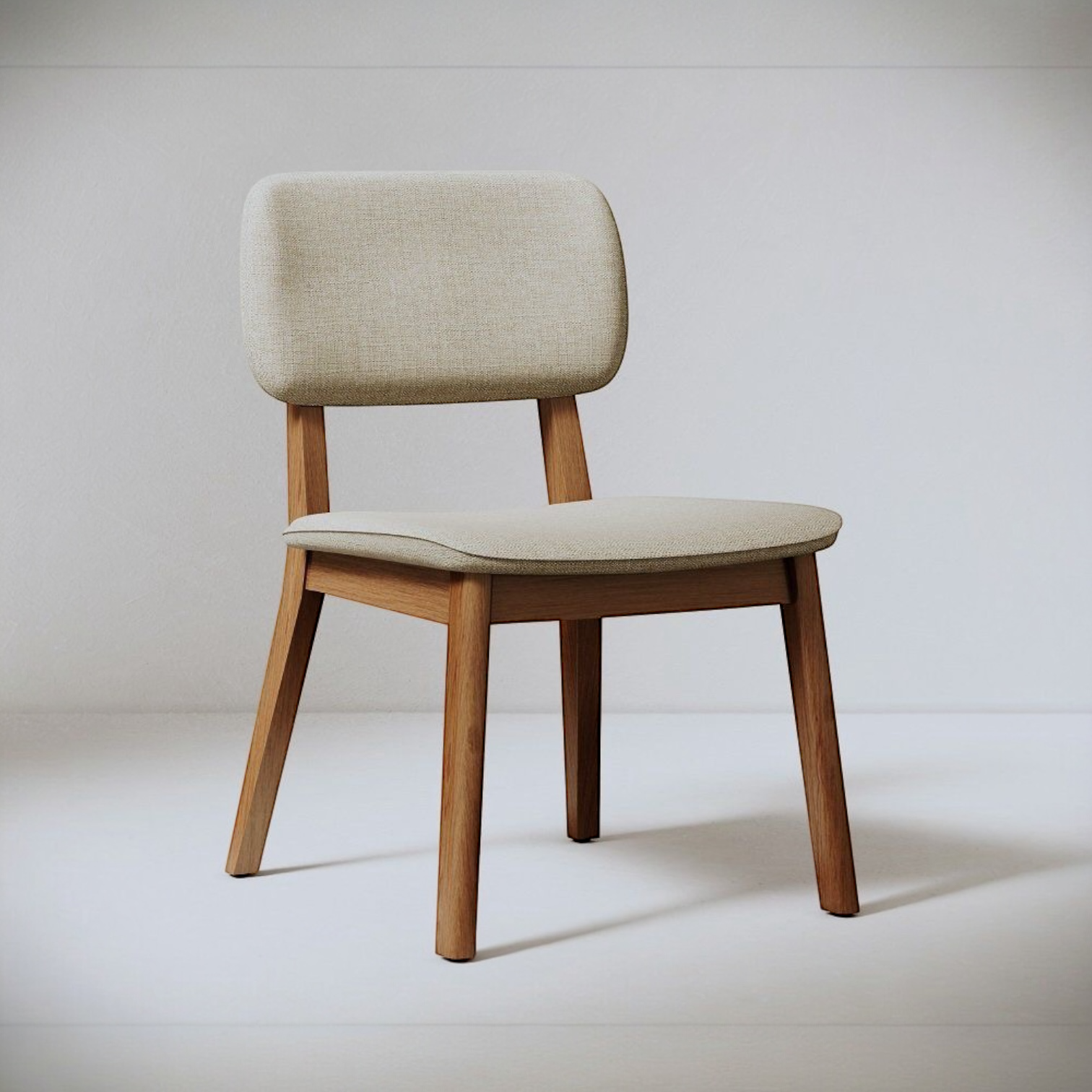 Juego de Comedor Zara con Sillas Lino Classic Madera Maciza - Línea Manhattan