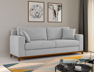 Sofa Scoti 200cm c/Patas de Madera
