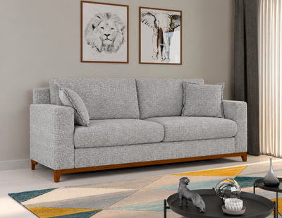 Sofa Scoti 200cm c/Patas de Madera