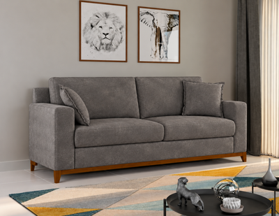 Sofa Scoti 200cm c/Patas de Madera