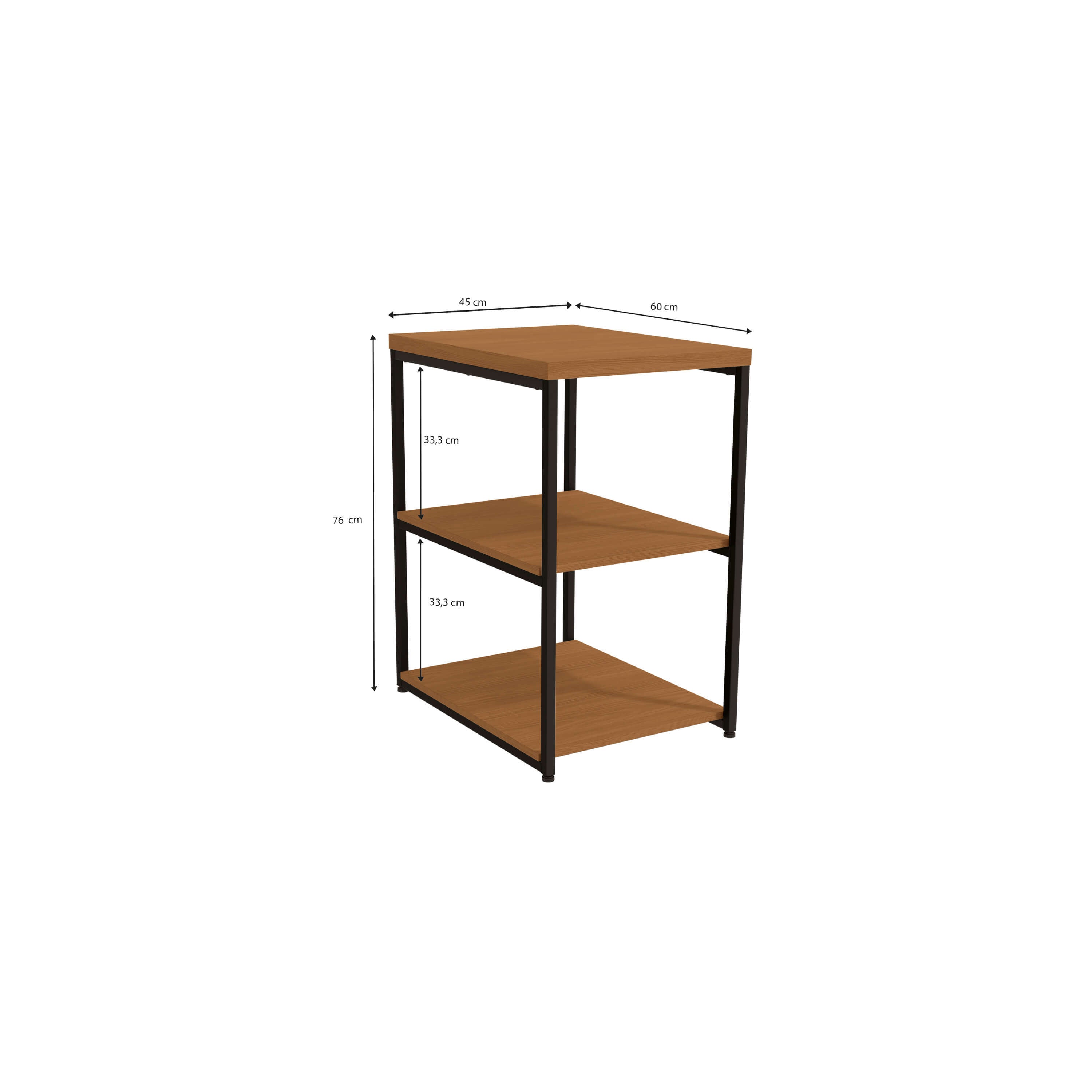 ESTANTE BIBLIOTECA LINEA INDUSTRIAL HIERRO - BALTON HOGAR