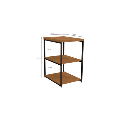 ESTANTE BIBLIOTECA LINEA INDUSTRIAL HIERRO - BALTON HOGAR