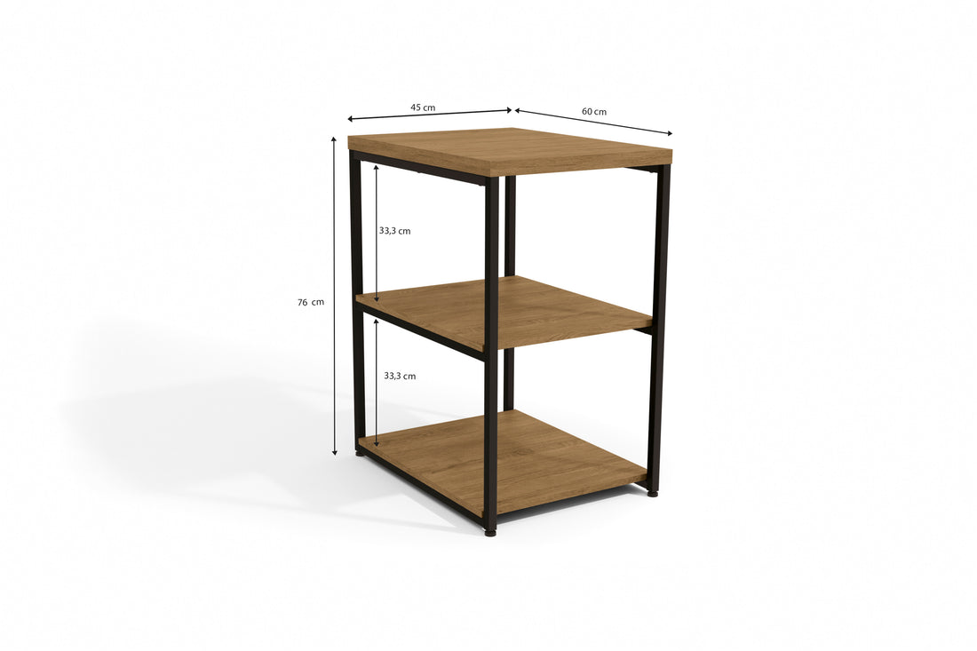 ESTANTE BIBLIOTECA LINEA INDUSTRIAL HIERRO - BALTON HOGAR