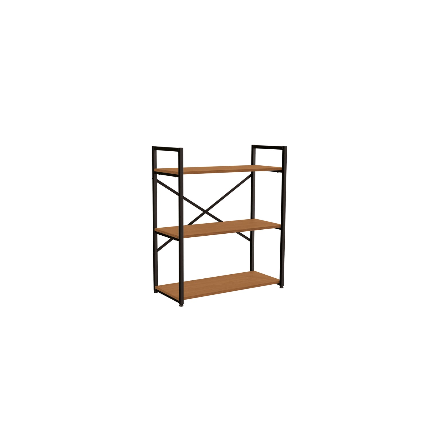 ESTANTERIA BAJA CON 3 ESTANTES LINEA INDUSTRIAL HIERRO - BALTON HOGAR