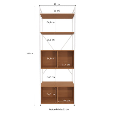 ESTANTERIA CON PUERTAS LINEA INDUSTRIAL HIERRO - BALTON HOGAR