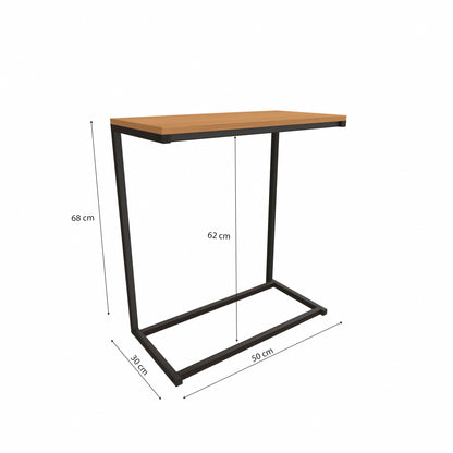 MESA DE APOYO SOFA LINEA INDUSTRIAL HIERRO - BALTON HOGAR