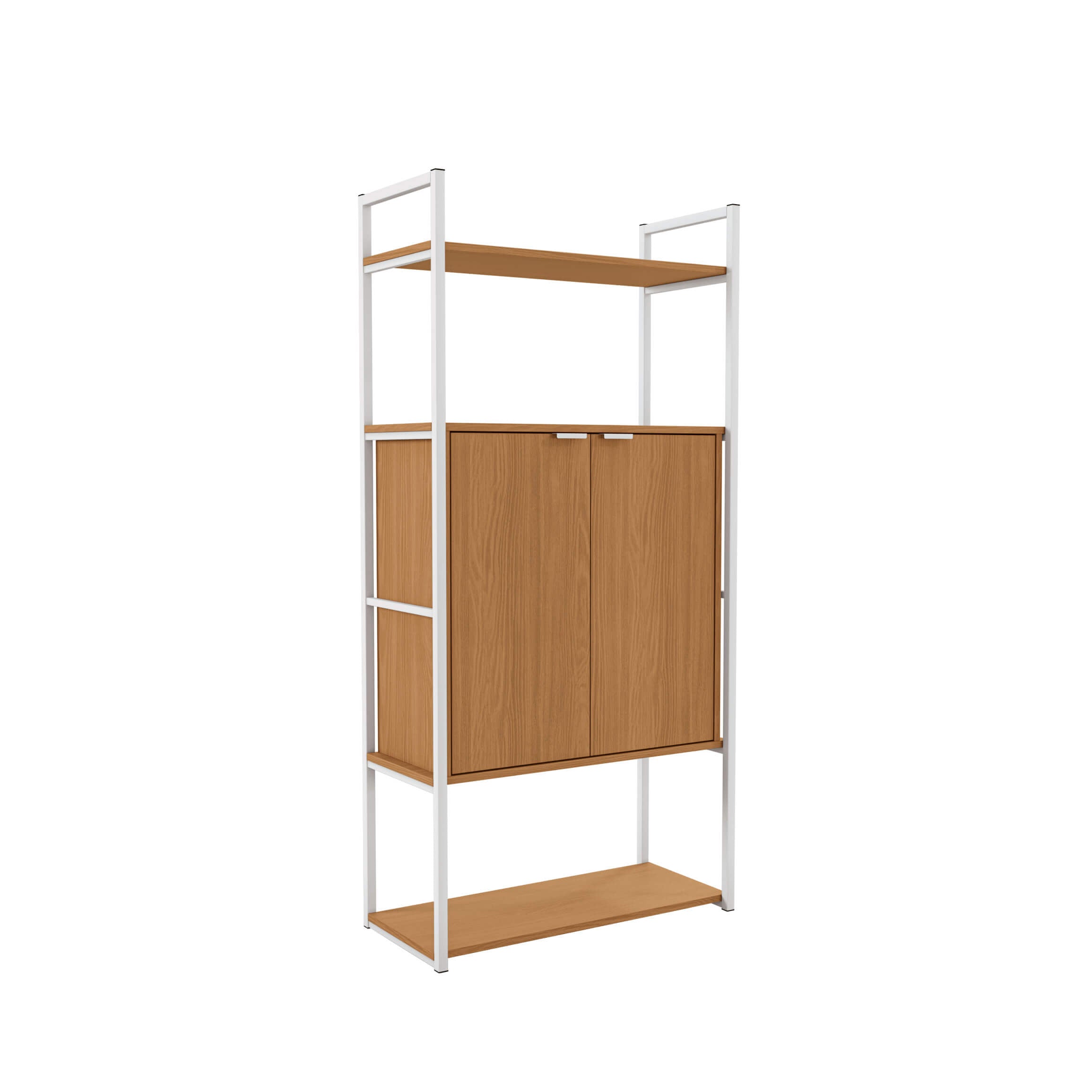 ESTANTERIA ALTA CON PUERTAS LINEA INDUSTRIAL HIERRO - BALTON HOGAR