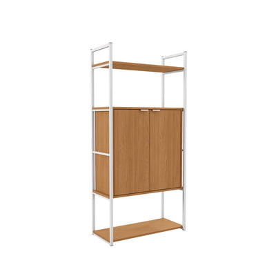 ESTANTERIA ALTA CON PUERTAS LINEA INDUSTRIAL HIERRO - BALTON HOGAR