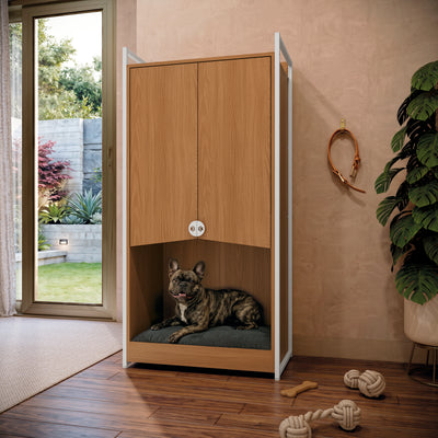 Mueble organizador para mascotas con 3 estantes - Linea Industrial
