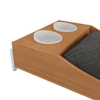 Cama con comedero para mascotas - Linea Industrial