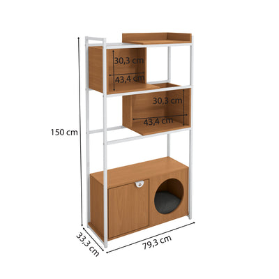 Estanteria para mascotas con 5 estantes - Linea Industrial