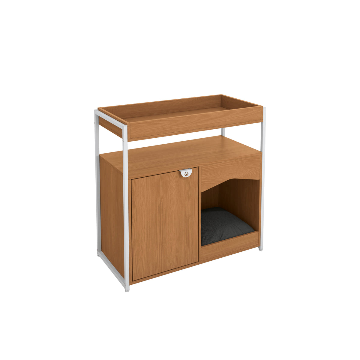 Mueble organizador para mascotas con estantes - Linea industrial
