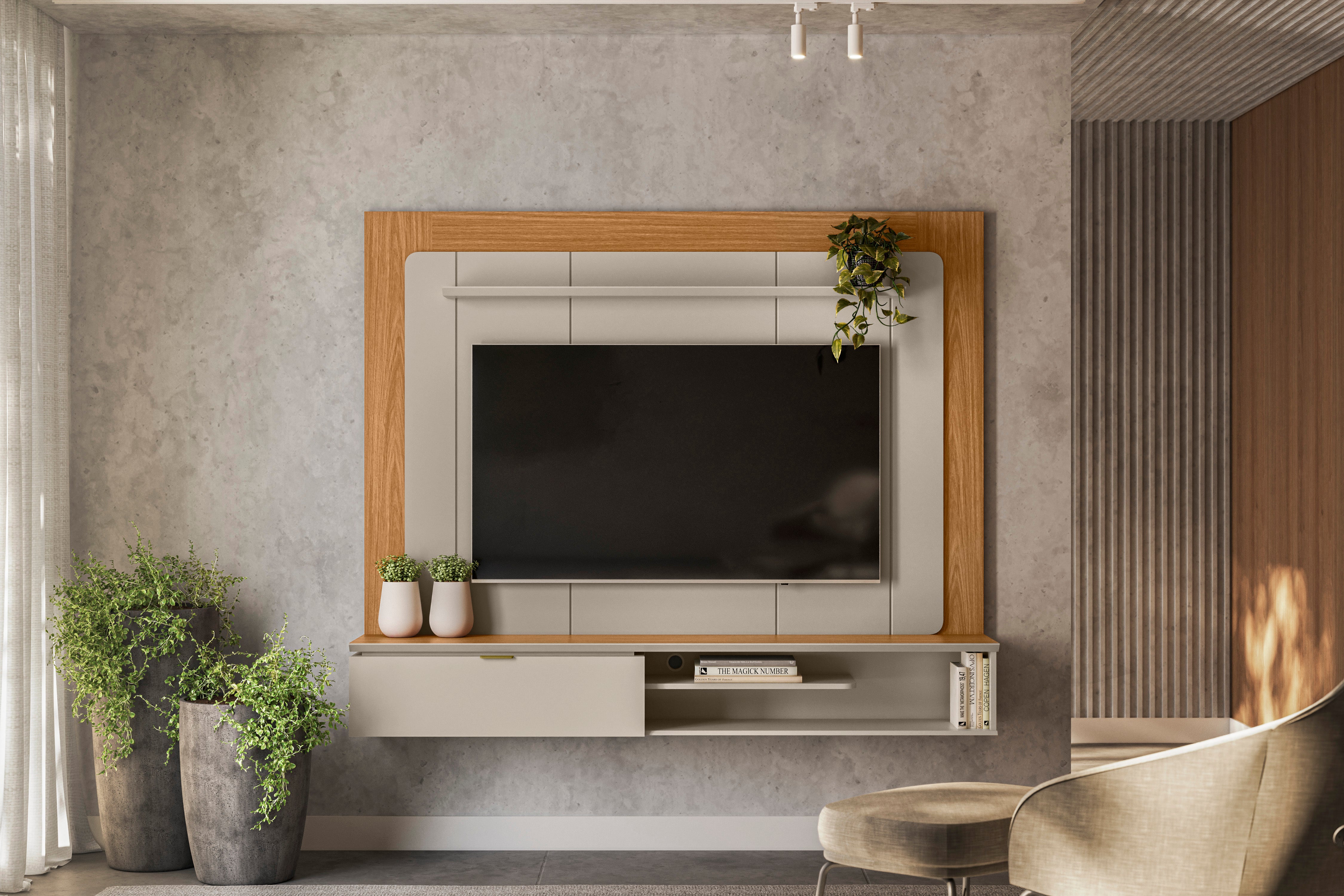 Panel Home para TV Lugano 182 MDF/MDP