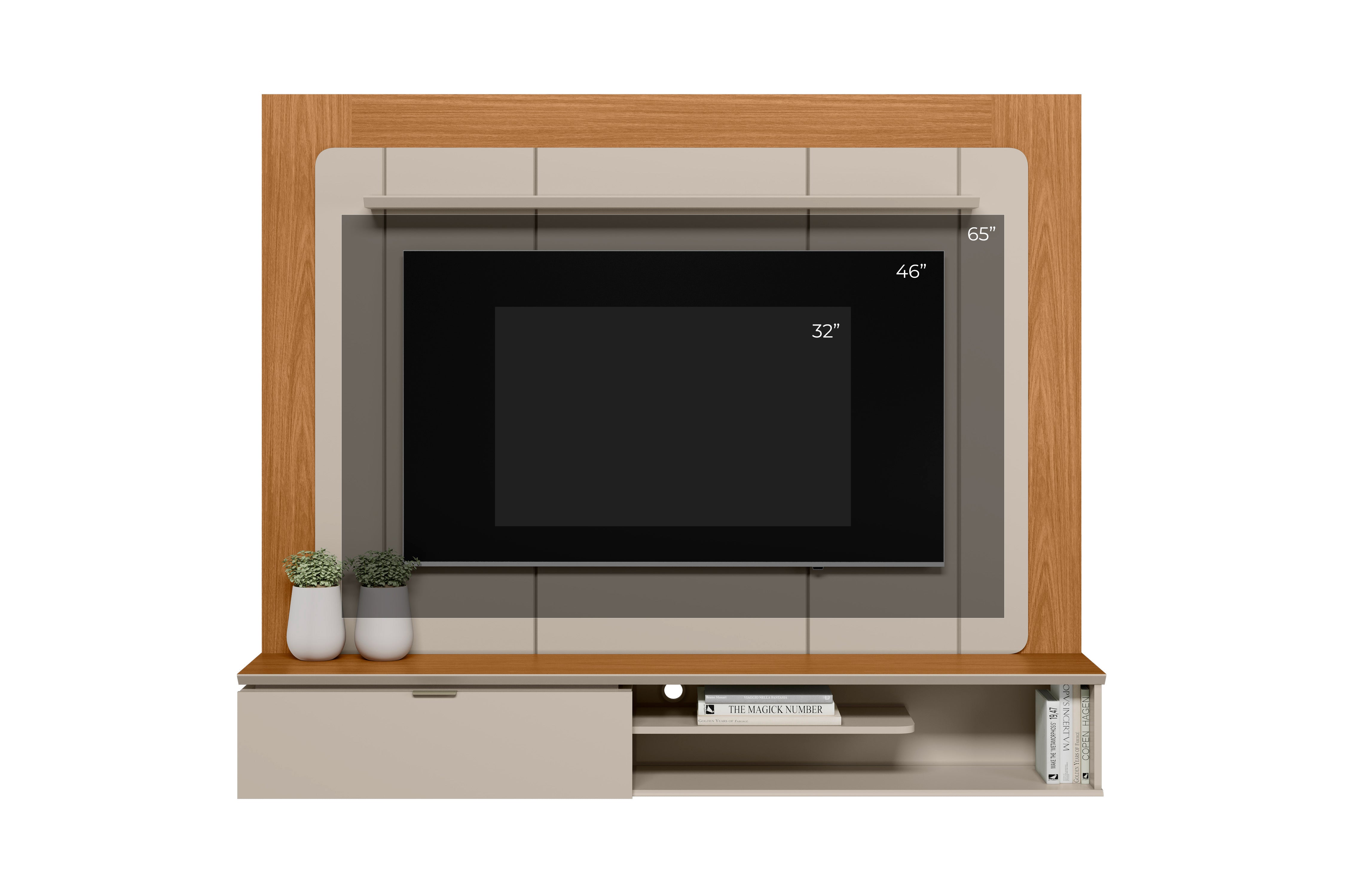 Panel Home para TV Lugano 182 MDF/MDP