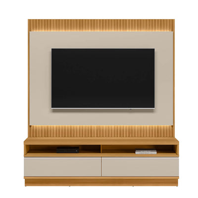 Rack con Panel Modular Sao Paulo 180cm con Led MDF/MDP