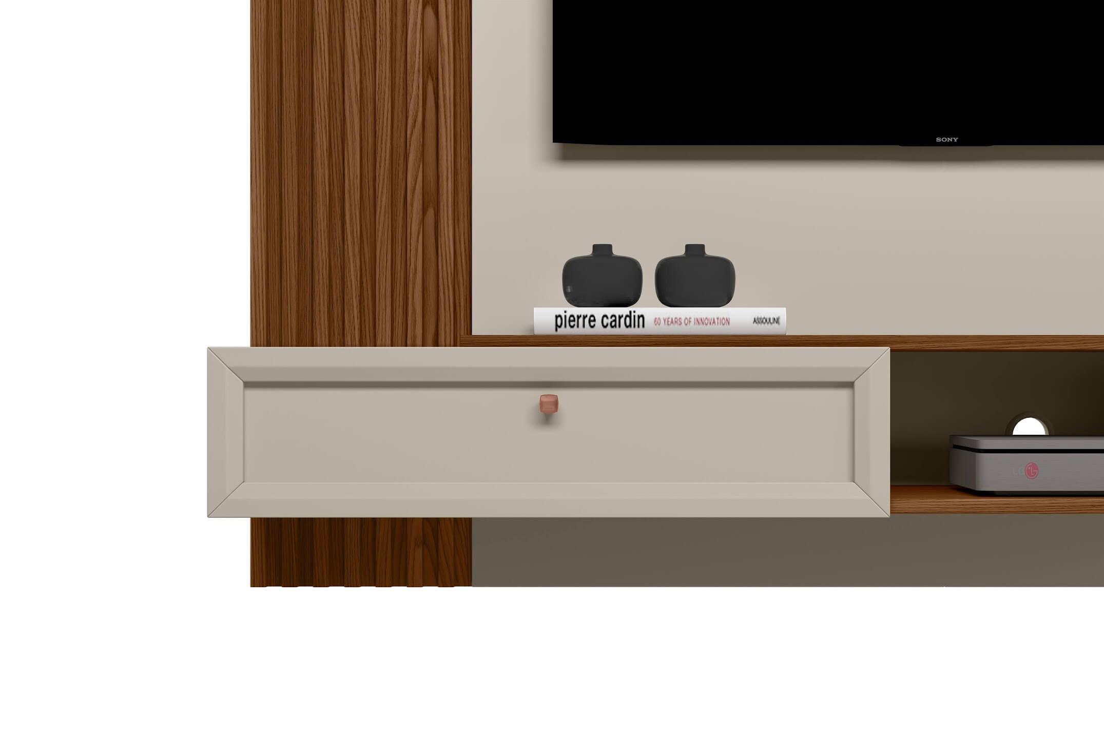 Panel para TV Alvorada 180cm con Led MDF/MDP