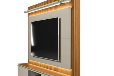 Rack con Panel Guararapes 215cm con kit Led MDF/MDP