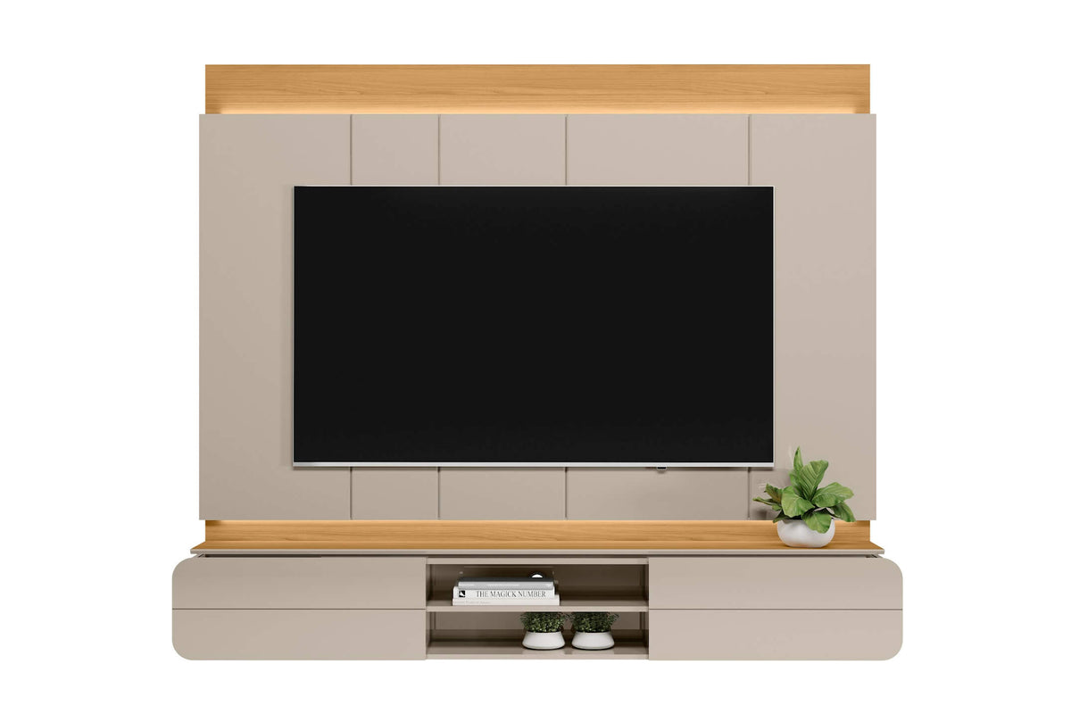 Panel para TV Zurique 200cm con Kit Led MDF/MDP
