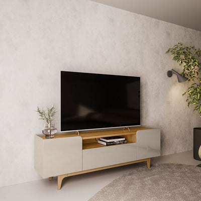 Rack para tv Orlando 180cm Patas en madera maciza