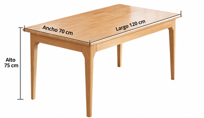 Juego de Comedor Arlo 1.20cm con 4 Sillas Olin