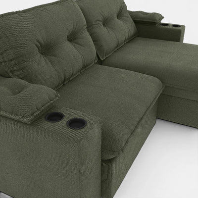 Sofa Zandon 260CM - Retractil/Reclinable