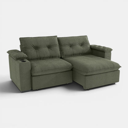 Sofa Zandon 260CM - Retractil/Reclinable